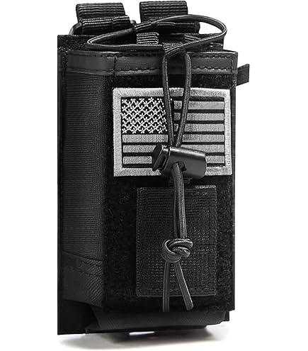 Universal Tactical Radio Holster – Gürtelclip-Halter Für Walkie-Talkies Von Baofeng, Kenwood, Yaesu Uvm.