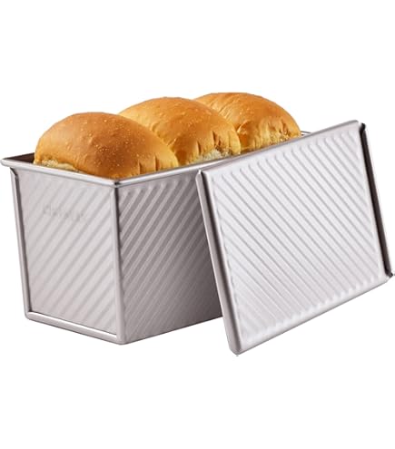 Amazon.co.jp: USA Pan プルマン ローフパン 9 x 4 x 4 アルミメッキ
