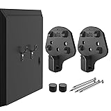 FORGING MOUNT テレビ壁掛け金具 間柱不要 穴開け不要 乾式壁用テレビマウント 26～90インチのテレビやモニタの壁掛けブラケット 乾式壁/木の壁/コンクリート壁に対応 耐荷重75KG VESA規格900×600mmまで