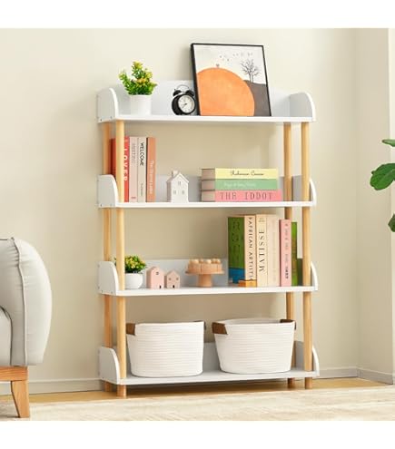 本棚 5段 十区画 モンテッソーリ収納棚 大容量 幅60 高さ91 奥行30cm Amazon｜TOOKYLAND 本棚 5段 十区画 モンテッソーリ収納棚 大容量