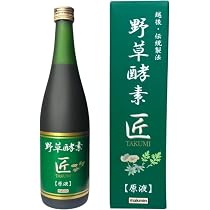 Amazon | 野草酵素 匠 無添加 720ml 1本 原液 濃厚 抗酸化 腸活 美肌