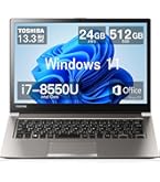 Amazon.co.jp: ノートパソコン東芝 Core i7 (8550U)第8世代(16GBメモリ