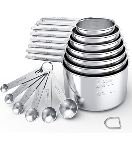 Amazon | Cuisipro Stainless Steel Measuring Spoon Set by Cuisipro