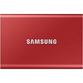 SAMSUNG SSD T7 2TB Portable External SSD, Up to USB 3.2 Gen 2, Reliable Storage for Gaming, Students, Professionals, Red