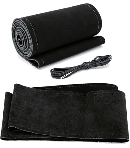 2-Pack Steering Wheel Wrap Tape – No-Slip, Sweat-Absorbent, Self-Adhesive Cover For Cars, Trucks & SUVs