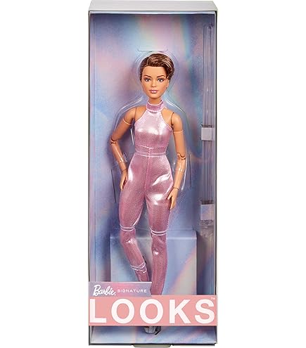 新品Barbie人形 Amazon.co.jp: Barbie Looks Doll, Collectible No. 21 with Black