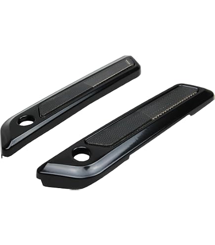 Pro One Flat Black Rear Saddlebag Latch Covers 2014-2024 Harley Touring FLHRXS J