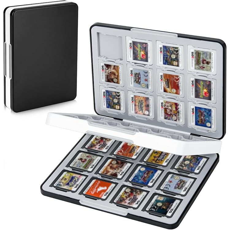 Amazon | MOXCAHER 3DS ソフトケース 3DS/DS/2DS対応 24/48 枚収納