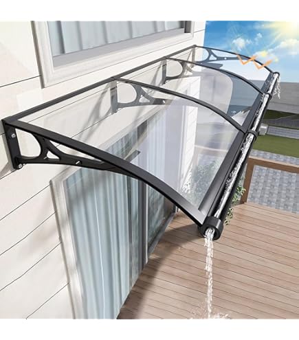 Amazon.co.jp: Donext テラス屋根 ベランダ 屋根 ひさし 大型 重量型
