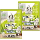 デオトイレ 針葉樹の消臭・抗菌チップ 8L(4L×2袋)[猫砂] システムトイレ 猫用【まとめ買い】