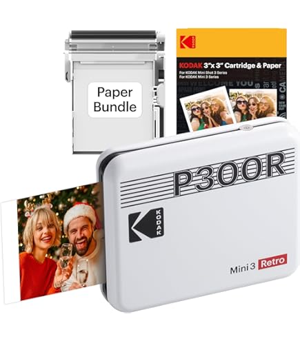 KODAK Instant Print 3'x3' Cartridge 30 Prints Mini Shot Combo