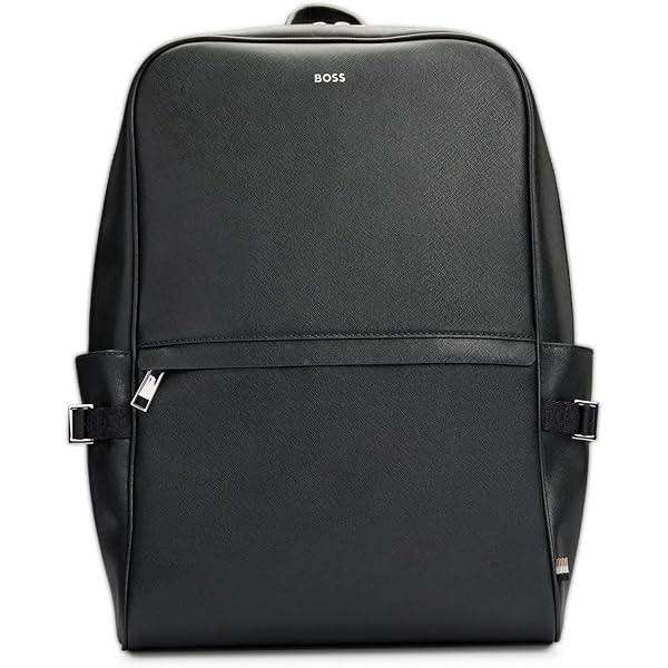 BOSS フェイクレザーバックパック Amazon.co.jp: [BOSS] [ボス] シグネチャー ストライプ フェイク