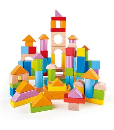 Amazon | Sina/ジーナ社 ジーナ・ミニ箱積木 色 | 積み木 | おもちゃ