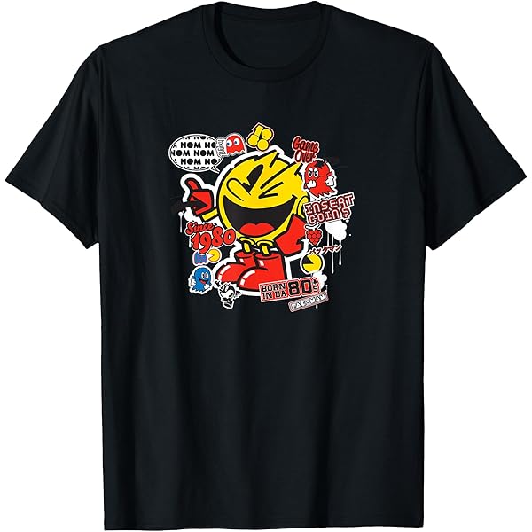 Amazon | パックマン Tシャツ | Tシャツ・カットソー 通販