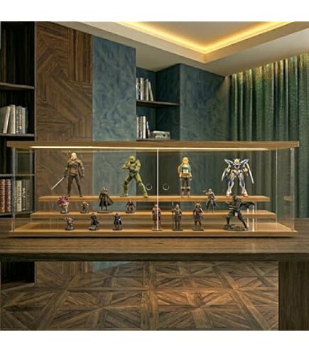 Amazon.co.jp: 【WNJAPAN】5段 コレクションケース アクリル 幅32cm