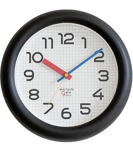 Amazon.co.jp: エルコミューン 壁掛け時計 バウハウス GENE WALL CLOCK