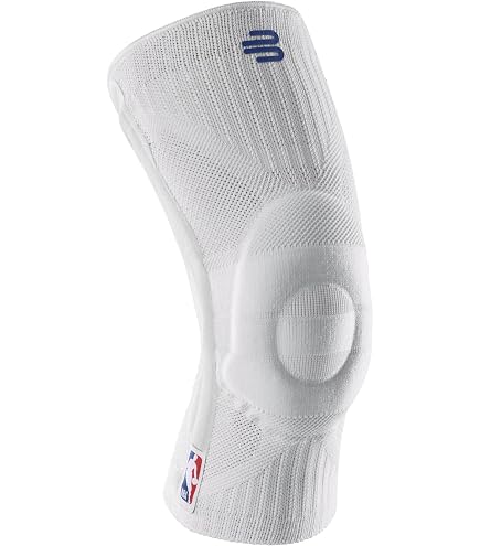 BAUERFEIND 膝用サポーター ドイツ製 L ホワイト Amazon.co.jp: Bauerfeind SPORTS KNEE SUPPORT 膝用サポーター(L