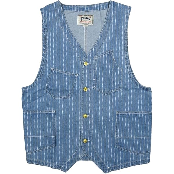 Amazon.co.jp: Schott NYC OLD HICKORY DENIM VEST Men's Denim Vest