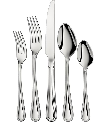 Amazon.co.jp: 18/10 ステンレススチール ディナーフォーク 8インチ 12