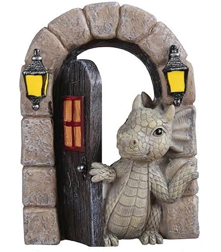 Amazon.co.jp: ガーデニング 置物 彫刻 ドラゴン アンティーク 雑貨