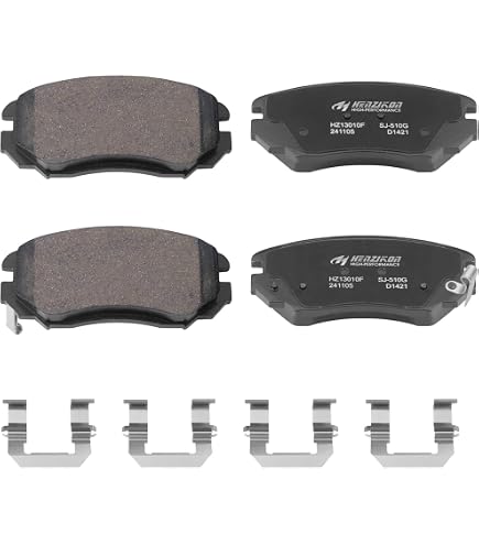 Maxflow/Lamda Front & Rear Disc Brake Pad Set – For Falcon BA BF FG, Fairlane, Fairmont (8-Pack, Semi-Metallic/NAO)