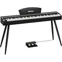 Amazon | WENCAI 電子ピアノ 88鍵盤 キーボード ピアノ ハンマーア