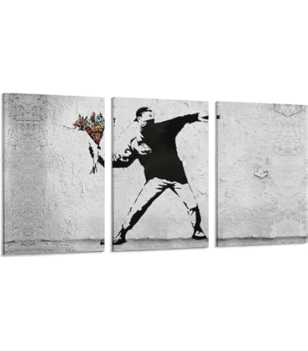 Amazon.co.jp: Alonline Art - バンクシーのオリンピックリング