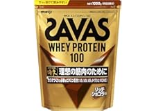 ザバス(SAVAS) ホエイプロテイン100+ビタミン リッチショコラ味 【50回分】 1,050g
