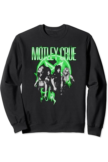 Amazon.co.jp: Mötley Crüe – The Dirt Pentagram Crest パーカー 