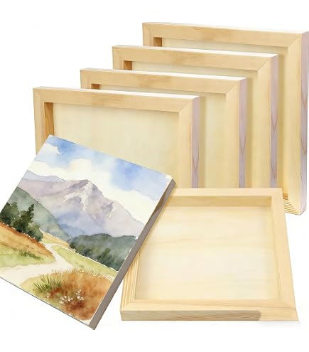 Amazon | ファブリックパネル用 木製パネル 自作用木枠 45cm× 45cm