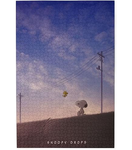 Amazon.co.jp: 1000ピース ジグソーパズル モザイク I Love スヌーピー