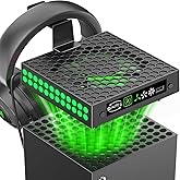 XBX Series X Cooling Fan Cooling Fan RGB LED Light Low Noise Intelligent Temperature Control Manual/AUTO Mode 3 Speed Adjustm