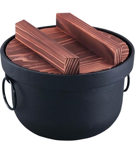 Amazon｜盛栄堂 南部ごはん釜 3合炊 底径:130mm・内寸 :175mm 深さ