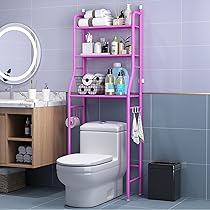 Amazon｜3段式トイレ収納ラック、多機能バスルーム