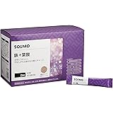 [Amazonブランド] SOLIMO 鉄 + 葉酸 90袋 90日分(1日1袋目安) 顆粒タイプ クエン酸 ビタミンB 鉄分