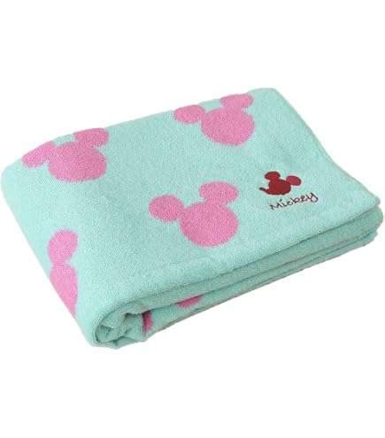 Amazon｜内野 ディズニー MMキャンディ バスタオル 約60×120cm ブルー