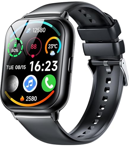 Amazon | スマートウォッチ 通話付き iPhone対応 アンドロイド対応 2.0