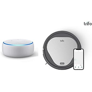 Echo Dot 第3世代 - スマートスピーカー with Alexa、サンドストーン + Trifo Emma ロボ…