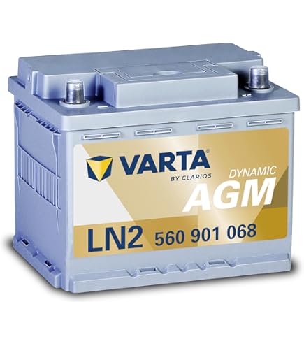 Amazon | ドイツ製 VARTA バッテリー 560-901-068 A8(旧品番D52) AGM