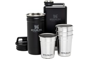 Stanley Unisex White Adventure Shot Glass And Flask Set - 10-01883-033