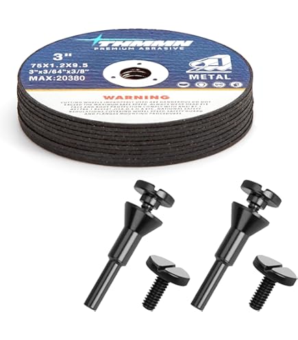 5Pcs Cutting Wheel For Drill,with 1/4 Stem Mandrel,Sturdy