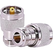 Amazon.co.jp: CNARIO 2個入りNオス- M型 UHFメス同軸コネクター N型