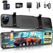 Amazon.co.jp: ドライブレコーダー ミラー型【2026年進化・4KHD画質