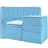 Timoo 100 PCS Disposable Changing Pad Leak-Proof Underpad Bed Table Protector Mat, Soft Non-Woven Fabric, 17 Inches x 13 Inch