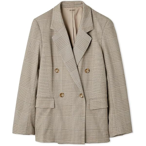 Amazon.co.jp: GIOLICAツィードクルーネックジャケット : ファッション