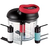 ティファール みじん切り器 手動 900mL ふたも洗える ブレ―ド3種類 「ハンディチョッパー バラエティキット」 独自のダブルツイストブレード K13711