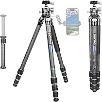 Amazonベーシック カメラ三脚 130cm 5段 自由雲台 カーボン Amazonベーシックのカーボン三脚を買いました - starnote*