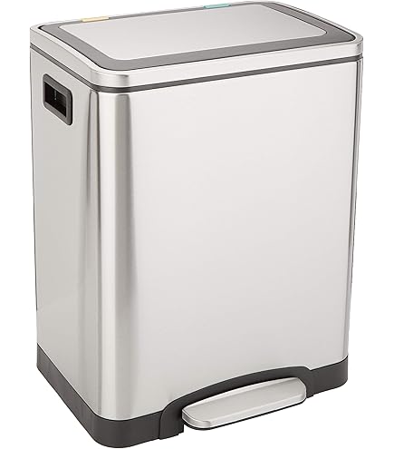 Amazon.co.jp: TZAVE ゴミ箱 ふた付き 分別 2×20L（ゴミ袋2ロール付き 