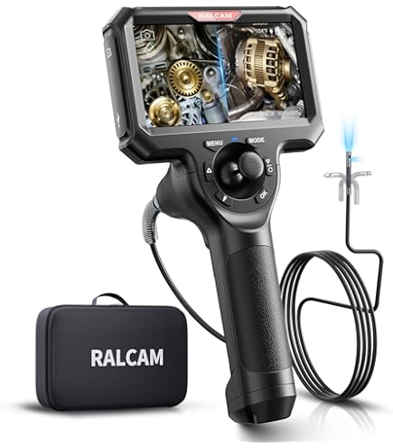 Amazon.co.jp: Ralcam 先端可動式ファイバースコープ 4.3インチIPS液晶