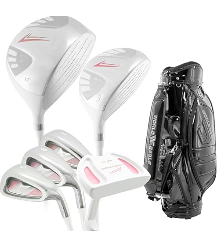 Amazon.co.jp: レディース ゴルフクラブセット 4本組 バッグ付き
